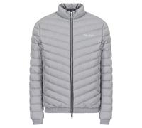 AX ARMANI EXCHANGE Herren Daunenjacke - Mikrofaser, Logo Aufdruck Grau XL