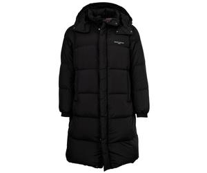 A|X ARMANI EXCHANGE Herren Daunenmantel - Steppmantel, Reißverschluss, Kapuze, Logo Aufdruck Schwarz / M M Schwarz
