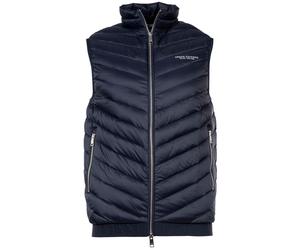 A|X ARMANI EXCHANGE Herren Daunenweste - Steppweste, Zipper, ärmellos, uni M Blau