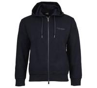 A|X ARMANI EXCHANGE Herren Jacke - Sweatjacke, Kapuze, Baumwolle, einfarbig S Blau