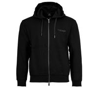 A|X ARMANI EXCHANGE Herren Jacke - Sweatjacke, Kapuze, Baumwolle, einfarbig Schwarz / S S Schwarz