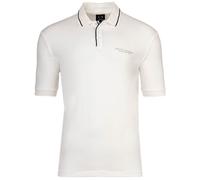 Poloshirt ARMANI EXCHANGE "Poloshirt POLO SHIRT 1er Pack", Herren, Gr. L, weiß, Obermaterial: 95% Baumwolle CO. 5% Elasthan EL., Shirts (46689052-L) weiß