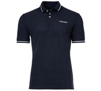 AX ARMANI EXCHANGE Herren Poloshirt - T-Shirt, einfarbig, Baumwolle Marine L