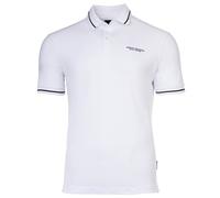 A|X ARMANI EXCHANGE Herren Poloshirt - T-Shirt, einfarbig, Baumwolle S Weiß
