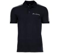 A|X ARMANI EXCHANGE Herren Poloshirt - T-Shirt, Logo, einfarbig, Baumwolle Marine / M M Blau