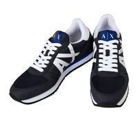 A|X ARMANI EXCHANGE Herren Sneaker Low - Schnür-Schuh, Retro, Logo, 41-46 45 Blau