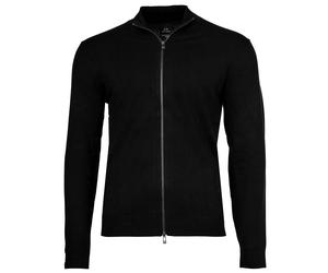 A|X ARMANI EXCHANGE Herren Strickjacke - Cardigan, Reißverschluss, Basic, einfarbig Schwarz / 3XL 3XL Schwarz