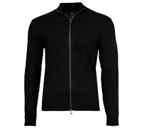 A|X ARMANI EXCHANGE Herren Strickjacke - Cardigan, Reißverschluss, Basic, einfarbig XXL Schwarz