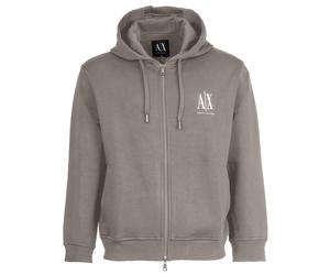 A|X ARMANI EXCHANGE Herren Sweatjacke mit Kapuze - Hoodie Full-Zip, Baumwoll-Mix L Beige