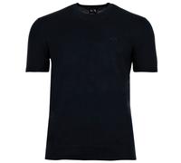 A|X ARMANI EXCHANGE Herren T-Shirt, Feinstrick - Rundhals, Baumwolle, uni Dunkelblau / S S Blau