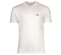 Armani Exchange Herren T‑Shirt Weiß Kurzarm Rundhals 100% Baumwolle Winter Größe L