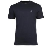 A|X ARMANI EXCHANGE Herren T-Shirt - Rundhals, Kurzarm, Logo, Baumwolle XXL Blau