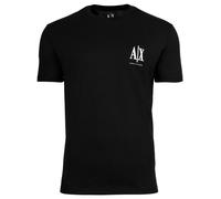 Armani Exchange T-Shirt – Herren, Rundhals, Kurzarm, Schwarz, Logo-Stickerei, Baumwolle, Größe M