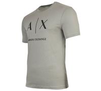 A|X ARMANI EXCHANGE Herren T-Shirt - Rundhals, Kurzarm, Logoprint, Baumwolle XXL Grün