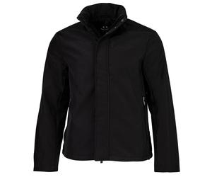 A|X ARMANI EXCHANGE Herren Windjacke - Blouson, Zipper, Baseballkragen, Logo Schwarz / 2XL