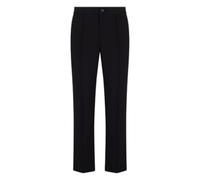 A | X ARMANI EXCHANGE Interlock-Anzughose aus Baumwolle mit elastischem Taillenband, Schwarz, Größe L, Schwarz, Large
