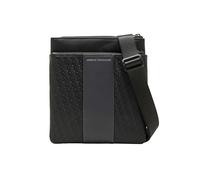 A|X Armani Exchange William Flat Crossbody William Flat Crossbody für Herren, Schwarzgeschmiedetes Eisen, Einheitsgröße