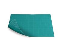 A1 Schneidematte, 90 x 60 cm, 5-lagige Selbstheilend, Grün, mit Metrischer Einteilung, Nähunterlage, Schneideunterlage, Schreibtischunterlage für DIY-Schnitzwerkzeug, Nähen, Quilten und Basteln