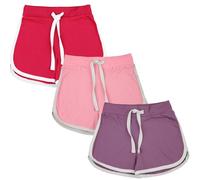 A2Z 4 Kids 3 Pack Mädchen Shorts Kontrast Athletisch Fitnessstudio Abnutzung Tanzen Sport Leichtgewichtler Täglich Workout Komfortabel Sommer Heiß Kurz - Shorts 426 3 Pack F 9-10