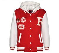 A2Z 4 Kids B.B Mit Kapuze R Mode NYC/Fox Jacke Varsity Baseball Stil Mantel Lang Ärmel Neu Lässig Mode für Mädchen Jungen Alter 1-13 Jahre
