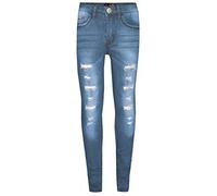 A2Z 4 Kids Kinder Jungen Jeans Denim Zerrissen Komfort Dehnbar Skinny Hosen Hosen Leicht Trendig Sommer Alter 3-14 Jahre