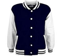 A2Z 4 Kids Kinder Mädchen Jungen Baseball Jacke Varsity Stil Mode Einfach Schule JACKEN TOP Alter 2 3 4 5 6 7 8 9 10 11 12 13 Jahren