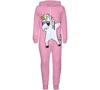 A2Z 4 Kids Mädchen Baumwolle Overall A2Z Onesie Einteiler Dabbing Einhorn Starts All In One Spielanzug Nachtwäsche Overall Alter 5-13 Jahre