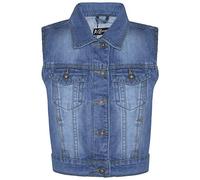 A2Z 4 Kids Mädchen Jeansjacke Stilvoll Vielseitig Ärmellos Schule Weste Jacke - Denim Jacket JK17 Mid Blue 11-12