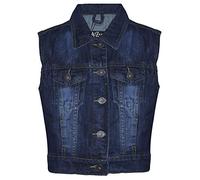 A2Z 4 Kids Mädchen Jeansjacke Stilvoll Vielseitig Ärmellos Schule Weste Jacke Mäntel Klassisch Modisch LeichtVielseitig Outerwear Saisonal Jeansjacke Alltagstauglich Alter 3-13 Jahre