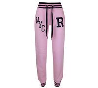 A2Z 4 Kids® Mädchen Jungen Kinder Baseball Jogginghose - Baseball Trousers NYC Baby Pink 5-6