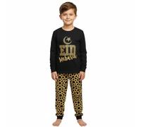 A2Z 4 Kids Mädchen Jungen Kinder Schwarz Eid PJS Pyjama Schlafenüber - PJS Eid Black_5-6