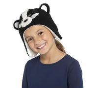 A2Z 4 Kids Mädchen Jungen Mütze Tier Neuheit Ohrenklappen Beanie Leicht Winter Warm Gemütlich Kappen - Hat KH1031 Badger 7-10