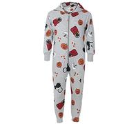 A2Z 4 Kids Mädchen Jungen Overall Halloween Baumwolle A2Z - Cotton Onesie Halloween Grey_5-6