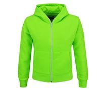 A2Z 4 Kids Mädchen Jungen Reißverschluss Voller Reißverschluss Kapuzenpullover Warm Mantel Reißverschluss Sweat Kapuzenpullover Lässig Mode Kinder Unisex Größe 2-13 Jahre