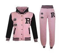 A2Z 4 Kids Unisex Mädchen Jungen Baseball Trainingsanzug R Mode Fuchs - T.S Baseball FOX Baby Pink 9-10