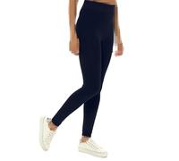 A2Z Damen-Leggings aus Samt, Plüsch, Thermo-Fleece, gefüttert, weich, dehnbar, für den Alltag, hohe Taille, 200 Denier, blickdichte Strumpfhose, Workout, Fitnessstudio, Sporthose, S-XL, navy, L-XL