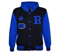 A2Z4Kids B.B Kapuzen R Fashion Fox Jacke Varsity Baseball - B.B Jacket New Fox Royal 7-8