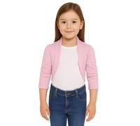 a2z4kids Neu Kinder Mädchen Ruched Ärmel Stilvoll Zucken Bolero Cropped Strickjacke 2 3 4 5 6 7 8 9 10 11 12 13 Jahre