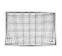A3, faltbare Schneideunterlage, selbstheilend, Verbund-PVC, weißer Kern, DIY-Handwerk, Schneidematte für Künstler, Studenten, Büro, Arbeit, Kunstwerkzeug, 11,8 x 17,7 Zoll (A3 grau faltbar)