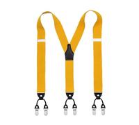 AAIXXIZAO Hosenträger Suspender Erwachsene Anzug Hosenträger Entenschnabel Schnalle Vintage Stil Männlich Weiblich Kleidung Accessoires (Sonnenblume Farbe)