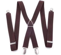 AAIXXIZAO Hosenträger Suspender Lässige Elastische Hosenträger Für Männer Und Frauen Verstellbarer Tank Top Strap (Curry)