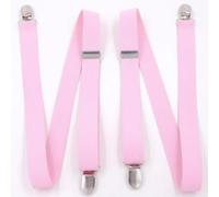 AAIXXIZAO Hosenträger Suspender Mehrzweck-Damen-Hosenträger Crossbody-Gurt Für Männer Frauen Modeaccessoires (Rosa 100Cm)