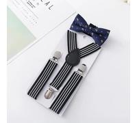 AAIXXIZAO Hosenträger Suspender Verstellbare Elastische Hosenträger Damenhosengurte Langlebiges Bekleidungszubehör (912 Vier-Streifen-Anzug)