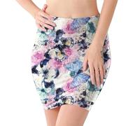 AAIXXIZAO Hübscher Rock Bleistiftrock Damen Mini-Röcke Mit Hoher Taille Sexy Mädchen-Röcke Mit Leoparden Muster Freizeit-Paket Kurze Röcke Für Damen Enge Party Röcke LXL 2