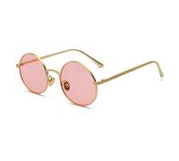 AAIXXIZAO Sonnenbrille Herren Runde Frauen Sonnenbrille Mode Männer Linsen Sonnenbrillen Rosa