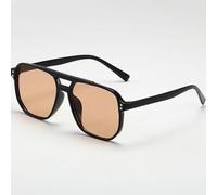 AAIXXIZAO Sonnenbrille Herren Vintage Männer Frauen Große Sonnenbrille Männer Quadratische Schatten Unisex Sonnenbrille Schwarz Mann Weibliche Sonnenbrille 2