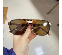 AAIXXIZAO Sonnenbrille Herren Vintage Männer Frauen Große Sonnenbrille Männer Quadratische Schatten Unisex Sonnenbrille Schwarz Männlich Weibliche Sonnenbrille 5