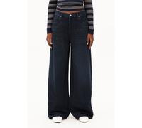 AALTHEA MID WAIST BARREL JEANS | Bio-Baumwoll Mix non stretch - blau (31-32)