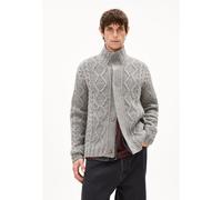 AANTON | Strickjacke aus Bio-Woll Mix - grau (XXL)