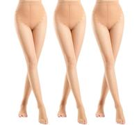 Aaronano Strumpfhose Damen Zehenfrei Toeless Strumpfhosen Ohne Zehen Hautfarbe Schwarz Feinstrumpfhose 20DEN